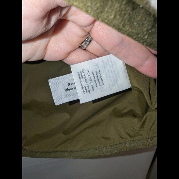 Crewcuts Girls 14 Cream Fleece Zipper Pockets Mock Neck Sleeveless 22117 - Picture 6 of 7